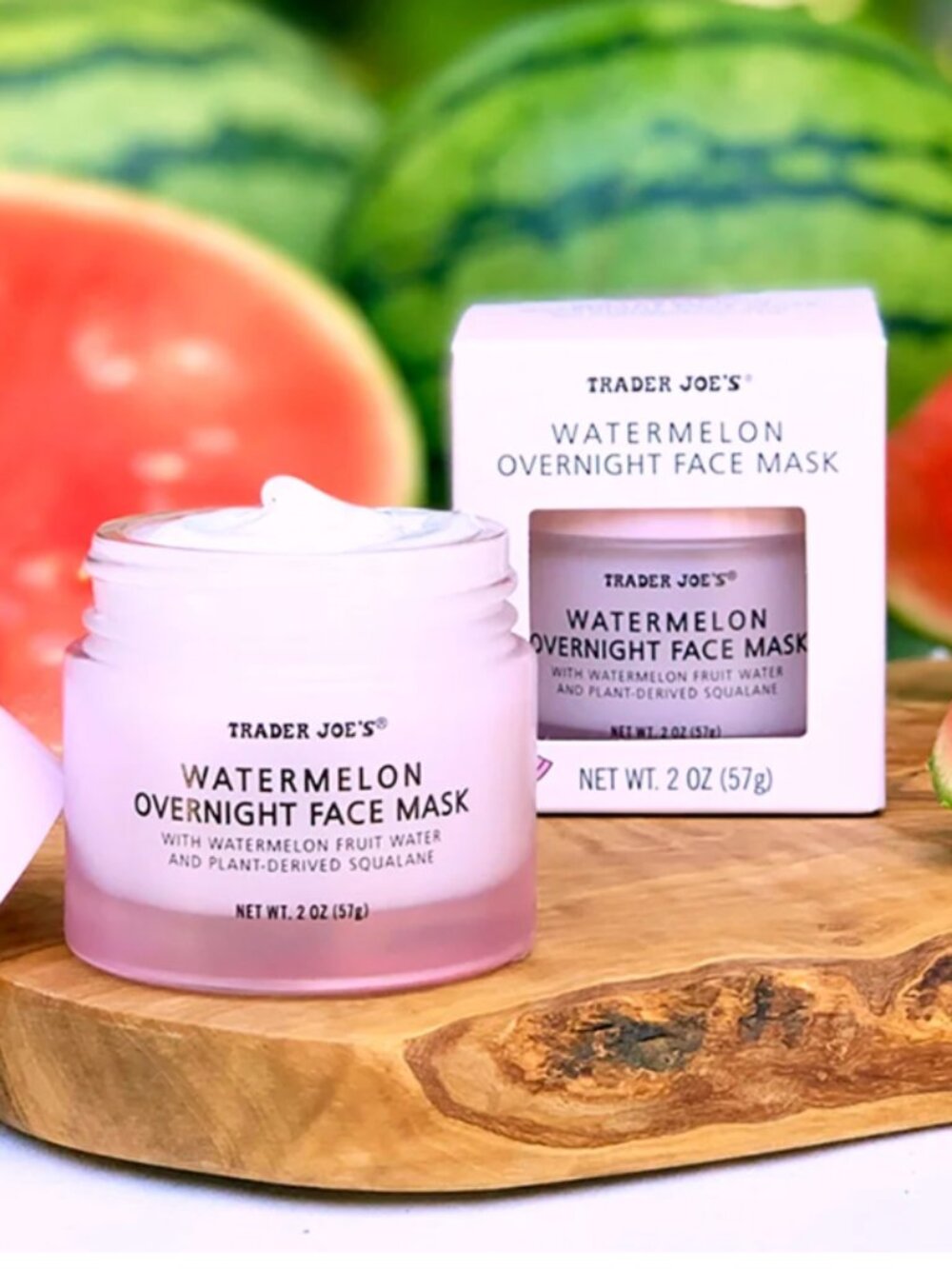 NWT Trader Joe's Watermelon Overnight Face Mask